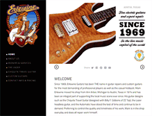 Tablet Screenshot of erlewineguitars.com